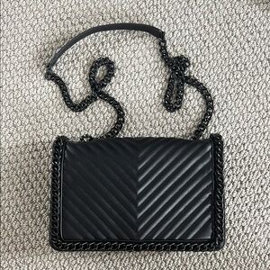 ALDO Black Quilted Shoulder Bag